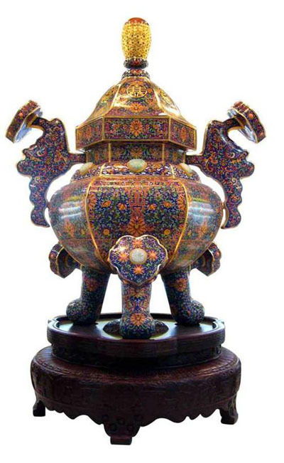 景泰藍 銅胎掐絲琺瑯的工藝價值與收藏魅力